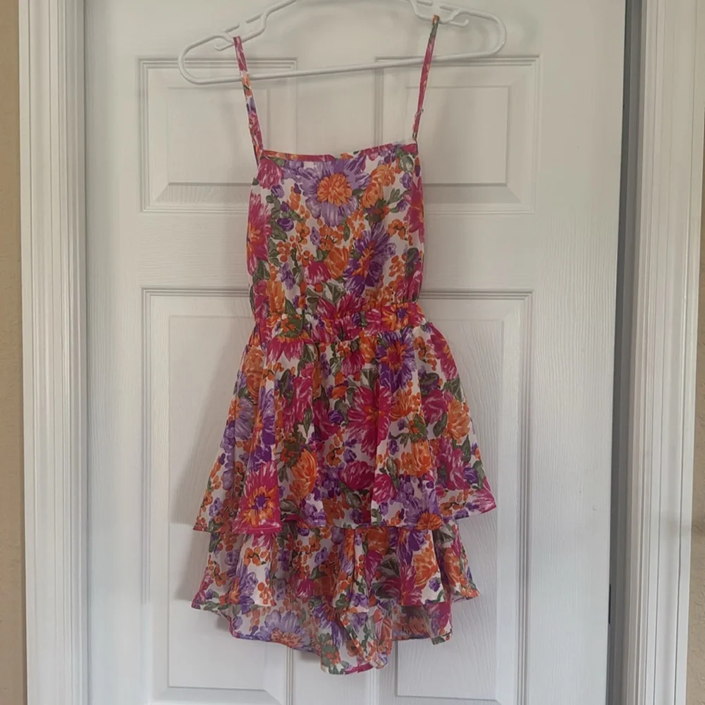 SHEIN Multicolor Floral romper - Picture 4 of 7